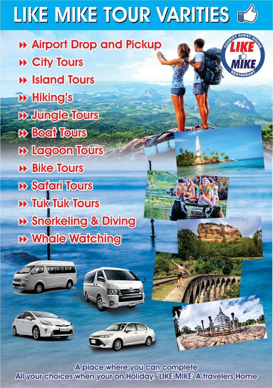 Like Mike Tourist Guest House & Restaurant Negombo Exterior photo